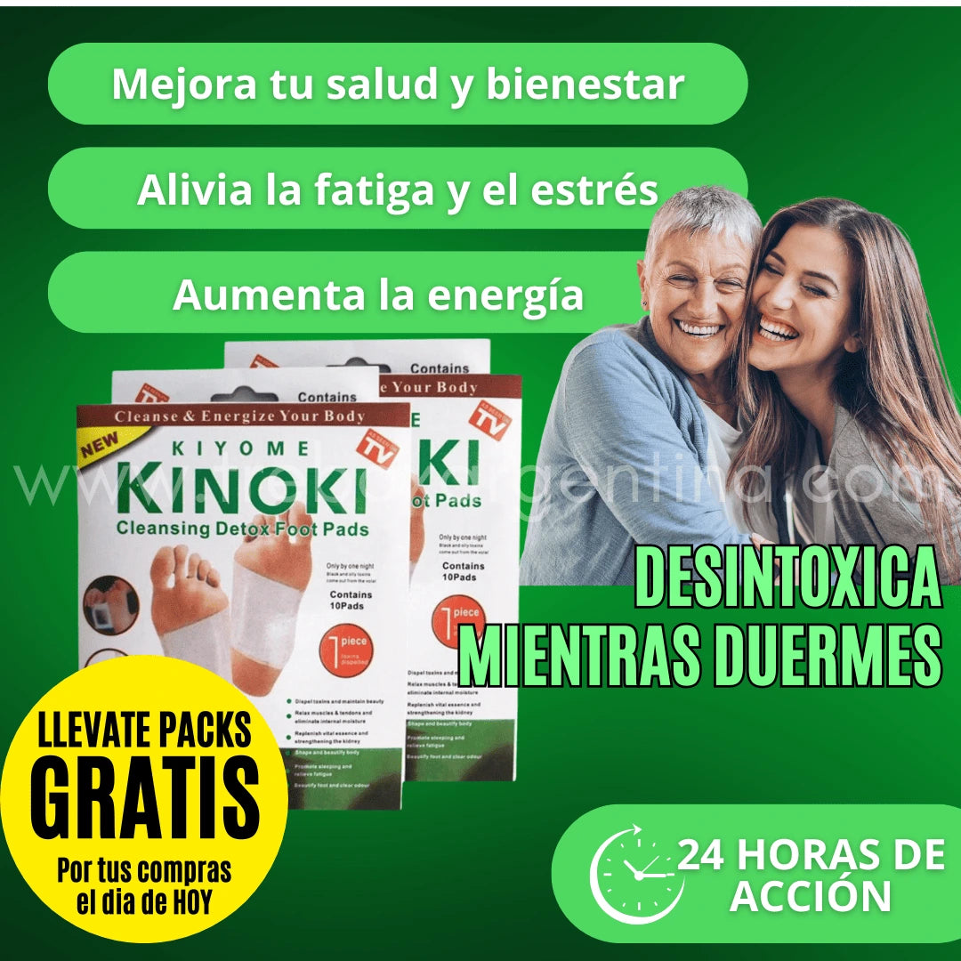 Parches Desintoxicantes KINOKI | Elimina toxinas mientras duermes y despierta renovado