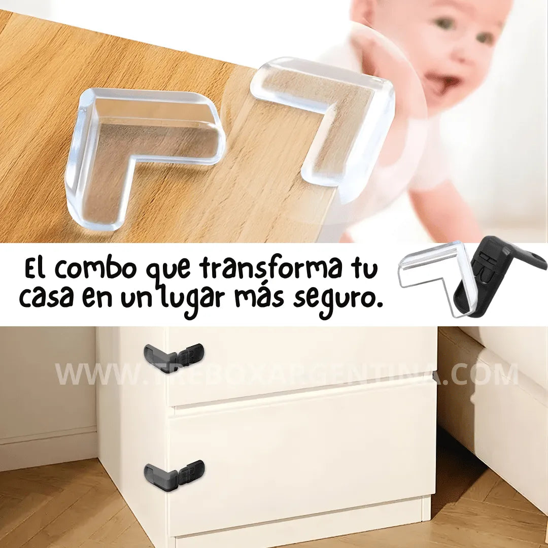 COMBO X2🎁 | SafeBaby™ Pack Antigolpes para Bebé: Cuidá a tu bebé de golpes y accidentes diarios👶🏻