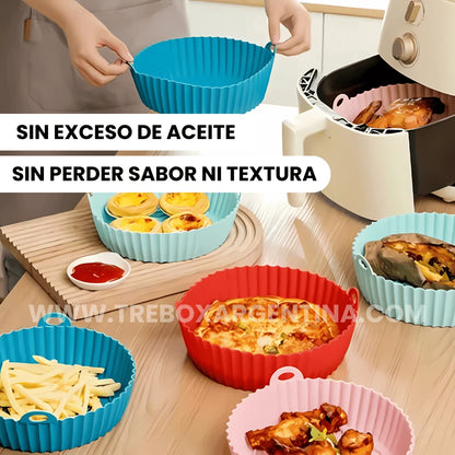 ¡PROMO HASTA HOY! SiliconAir | Moldes de Silicona para Freidora de Aire