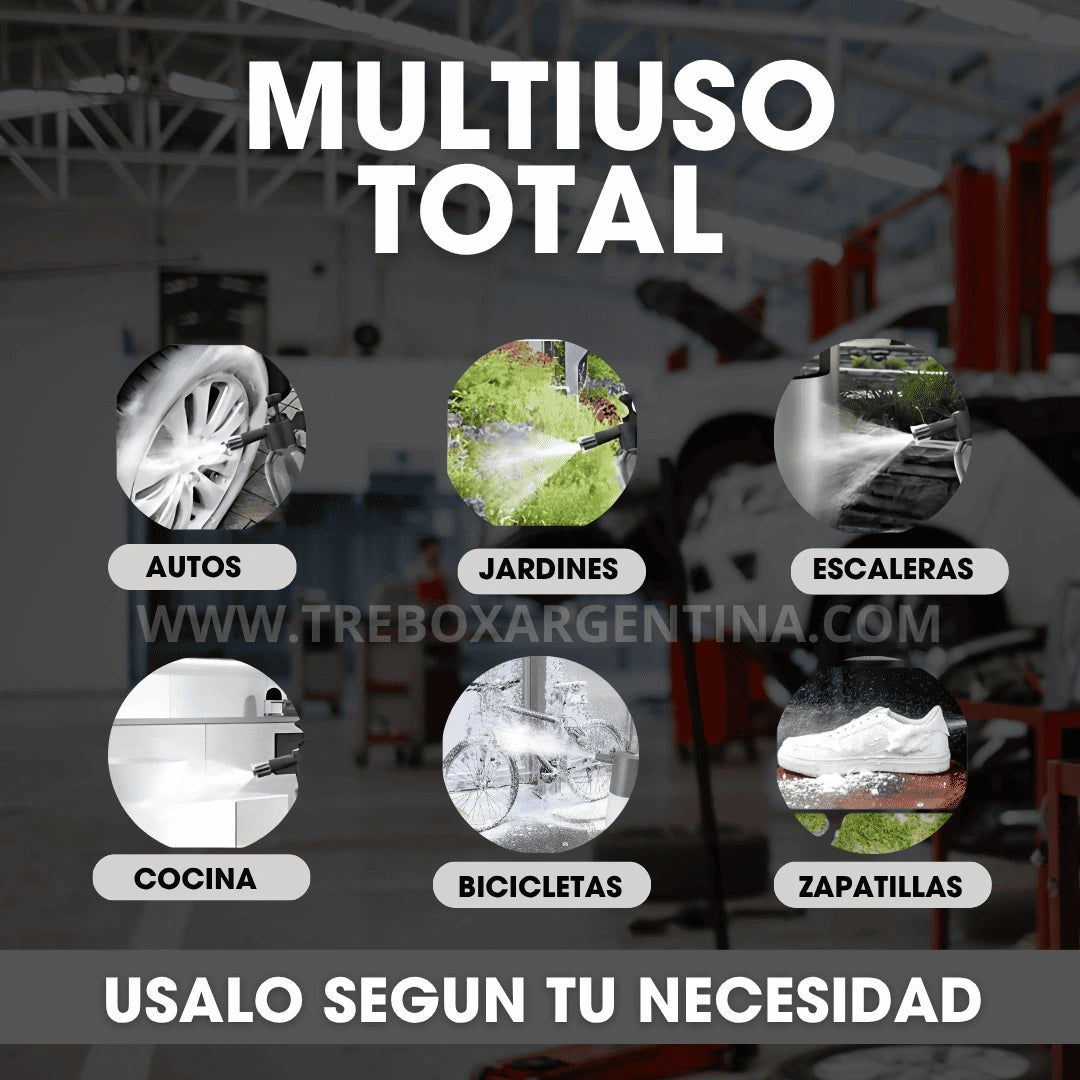 COMBO 2X1 🎁 WashFoam Pulverizador de Espuma: La suciedad más dura se va en segundos