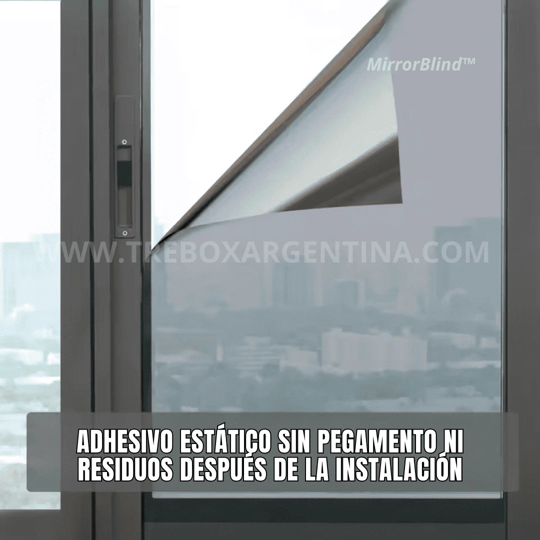 2X1 - Papel Film Espejado MirrorBlind™: Tu casa fresca y privada