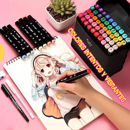 Set de Marcadores artísticos Greco (Envio GRATIS HOY + 40% OFF)