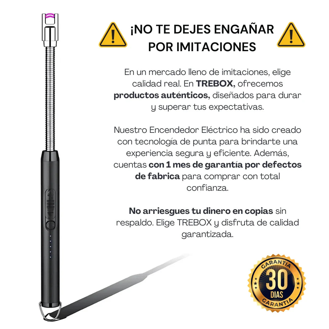 MaxFlame™ | El Encendedor Eléctrico más Seguro del Mercado - Recargable y Sin Gas