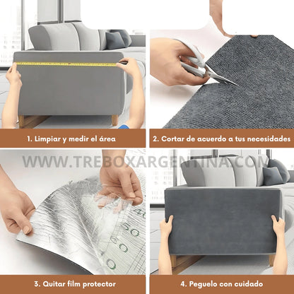 OFERTA 2X1 | MichiPads™ Rascador Adhesivo Para Gatos - Tu michi feliz y tus muebles sin arañazos