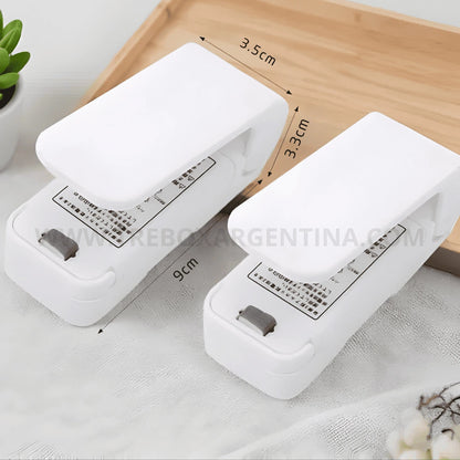 EDICIÓN LIMITADA 2X1 🎁 | SellaMax Portátil : Mantené tus snacks siempre frescos y tu cocina impecable.