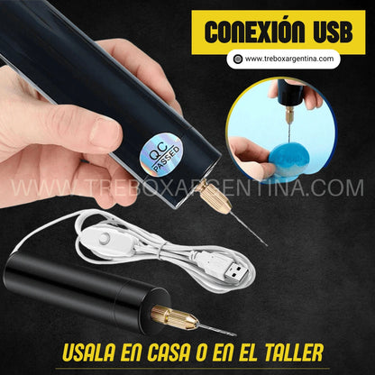DrillX® | Mini taladro de alta precisión para manualidades y joyería