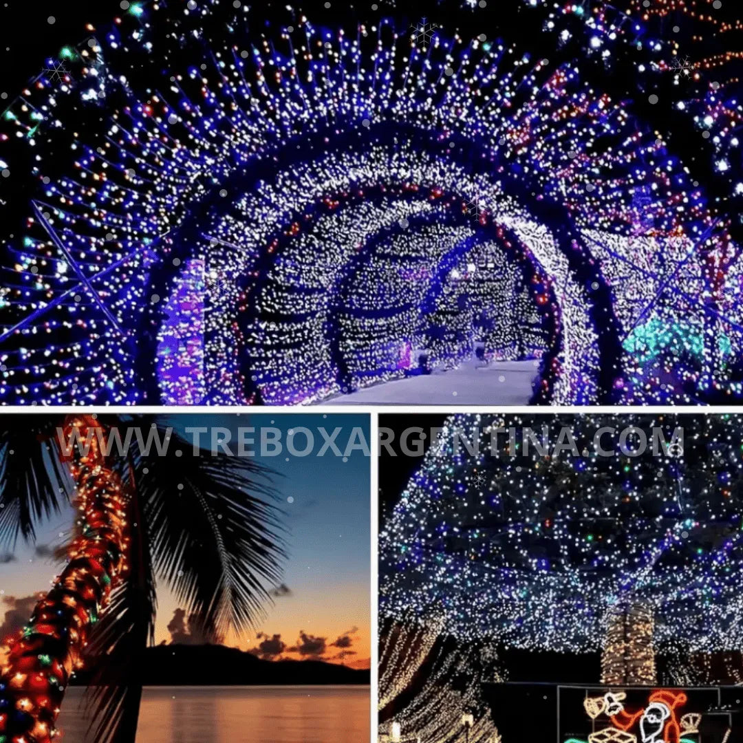 OFERTA 2X1 🎁 | Luces LED Solares ChristmasDecor:  ¡Iluminá tu Navidad SIN LIMITES!