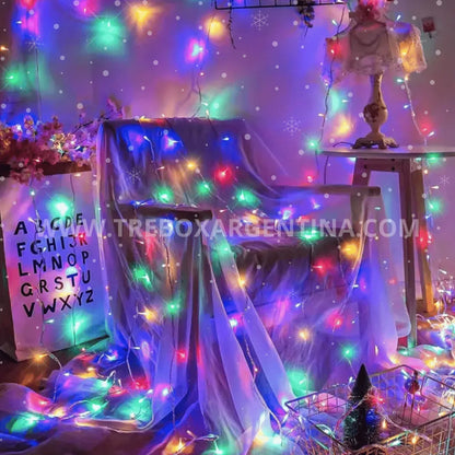 OFERTA 2X1 🎁 | Luces LED Solares ChristmasDecor:  ¡Iluminá tu Navidad SIN LIMITES!