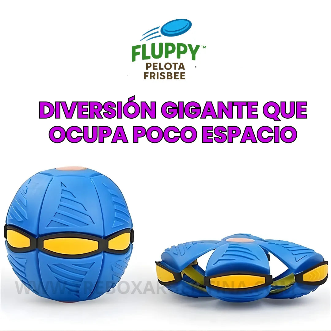 OFERTA 2x1 | Fluppy™ Pelota Frisbee Mágica: Un solo juguete, infinitas maneras de divertirse