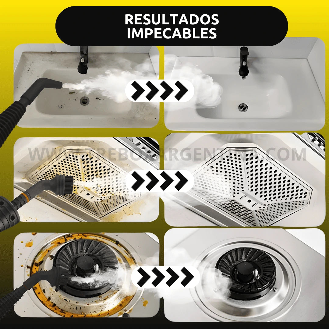 50% OFF🎁 | CleanMaster Limpiadora a vapor Multiuso: Elimina grasa y desinfecta en segundos