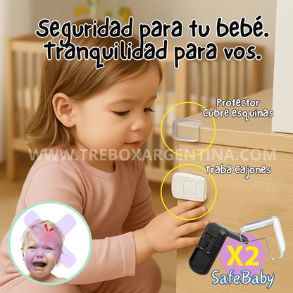COMBO X2🎁 | SafeBaby™ Pack Antigolpes para Bebé: Cuidá a tu bebé de golpes y accidentes diarios👶🏻