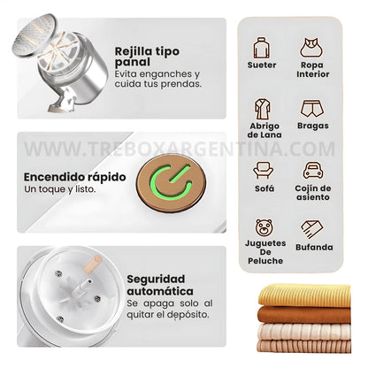 OFERTA 40% OFF🎁 | Lintix Pro Quita Pelusas Recargable: Tu ropa libre de pelusas