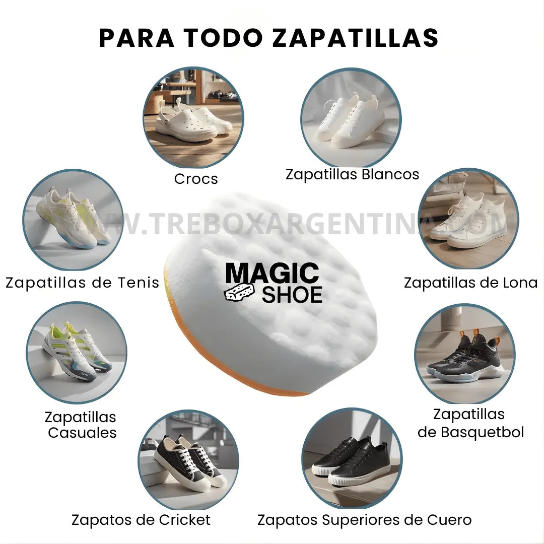 PACK X30 🎁🎄 | Esponja Mágica para Calzado MagicShoe: Dejá tus zapatos como nuevos en segundos
