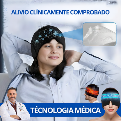 OFERTA 2X1 🎁 | Calmify Gorro de termoterapia medicinal: Alivio Instantáneo para migrañas, estrés e insonmio sin medicación