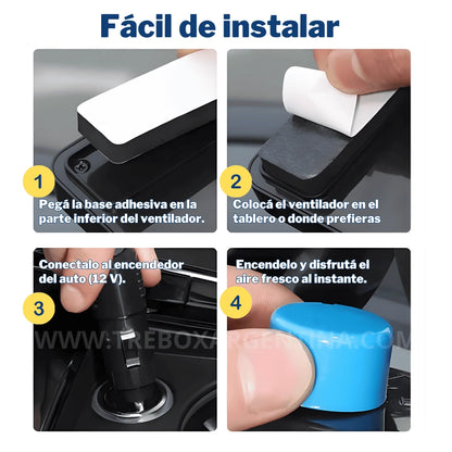 EDICIÓN VERANO ☀️ | CoolDrive Ventilador para Auto: El toque de frescura que tu auto necesita este verano.