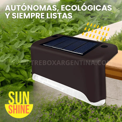 PACK X8🎁 | SunShine Luces LED Solares: Iluminá y decorá tus exteriores con estilo, sin cables y sin pagar en energía