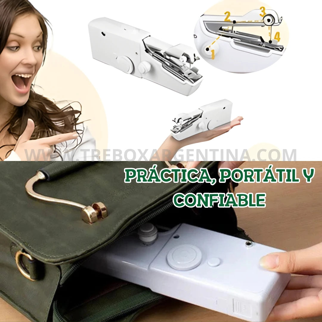 HOY 40% OFF🎁 | StitchOn™ Mini Máquina de Coser: Siempre lista para salvarte en emergencias y arreglos diarios