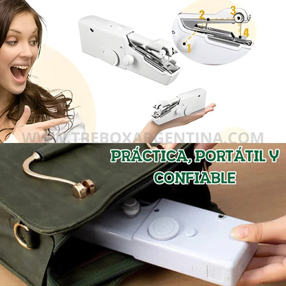 HOY 40% OFF🎁 | StitchOn™ Mini Máquina de Coser: Siempre lista para salvarte en emergencias y arreglos diarios