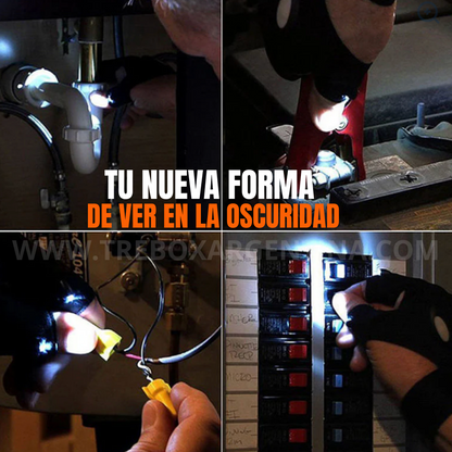 Guantes LED NEXLUM - COMBO ESPECIAL DIA DEL PADRE 2x1 - Olvidate de sostener linternas