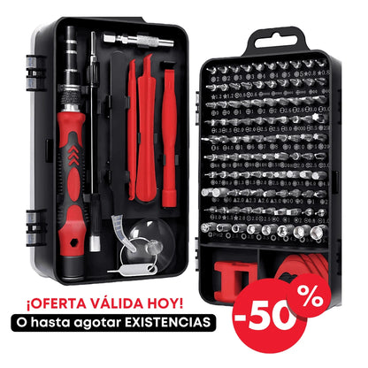 ToolBox™ | Set destornilladores Magnéticos para Arreglos de Precisión 115 En 1