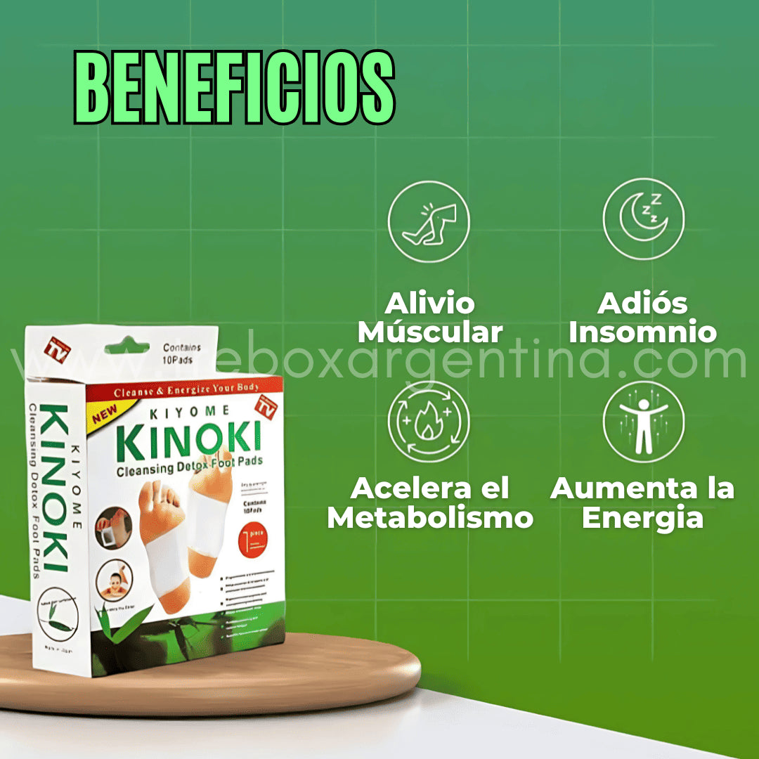 Parches Desintoxicantes KINOKI | Elimina toxinas mientras duermes y despierta renovado