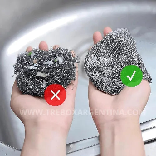 ¡Oferta exclusiva Pack x10! 🔥 Paño Metálico Multiusos BrilloMax | Elimina todo tipo de manchas ✨