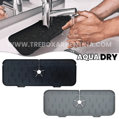 AquaDry™ | Alfombrilla de Silicona Absorbente -  Lavaplatos limpio y sin moho las 24 horas!
