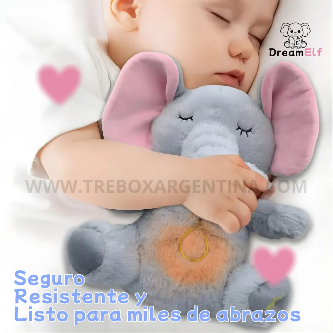 50% BLACKWEEK🎁 | DreamElf™ Elefante Luminoso: Respiración Real, Calma Profunda y Compañía en tus sueños (Para peques y adultos)