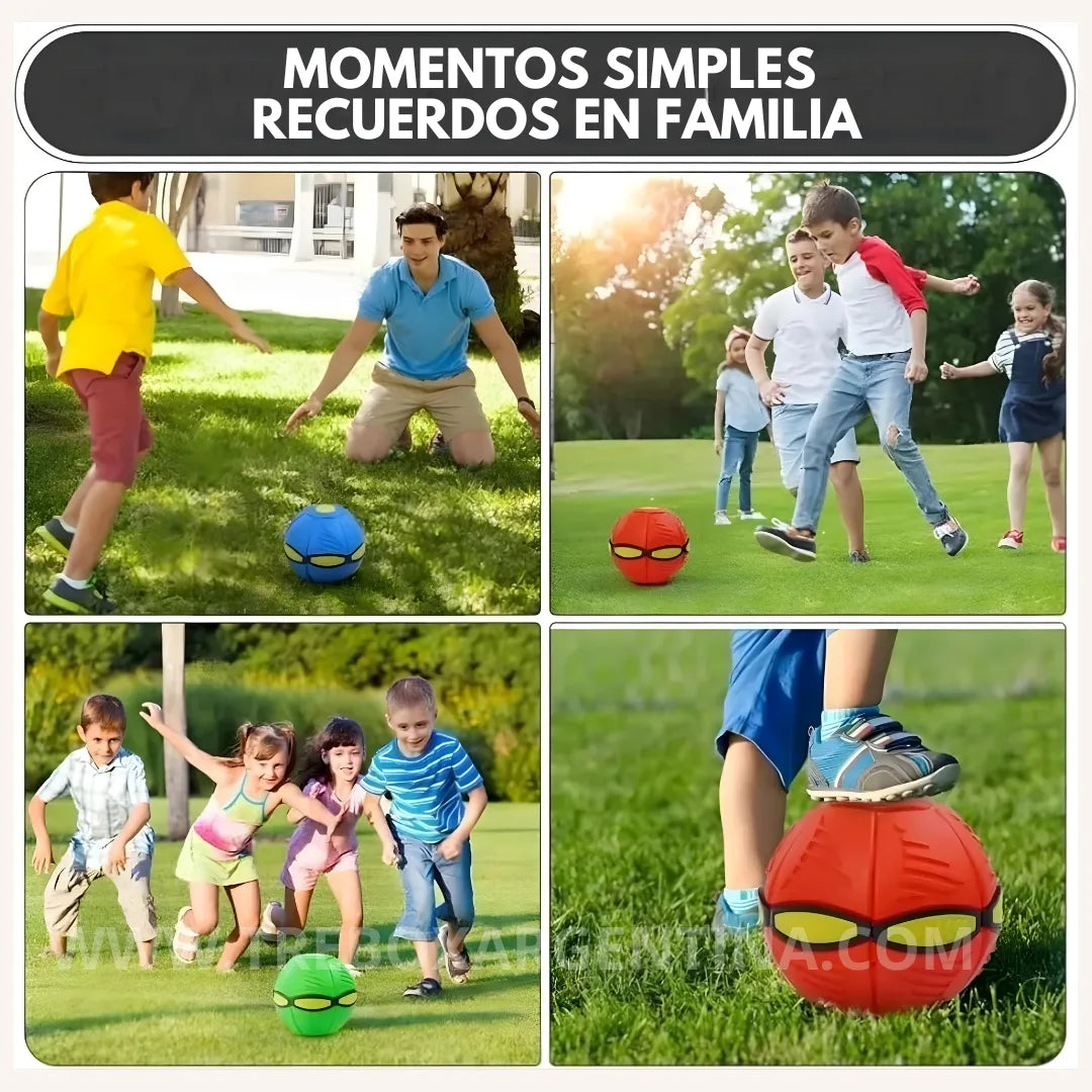 OFERTA 2x1 | Fluppy™ Pelota Frisbee Mágica: Un solo juguete, infinitas maneras de divertirse