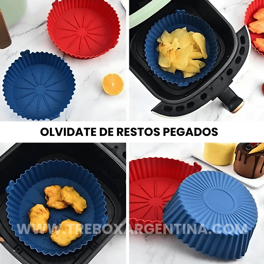 ¡PROMO HASTA HOY! SiliconAir | Moldes de Silicona para Freidora de Aire