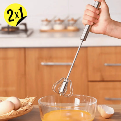 Batidor de Huevo Semiautomático MIXER PRO - 2X1 ¡Compra 1 y Lleva 1 GRATIS!