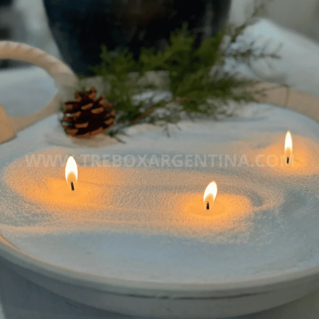 ¡ÚLTIMOS EN STOCK! -  Vela Perlada CandleMood | Diseño infinito, elegante y seguro [Pabilos GRATIS]