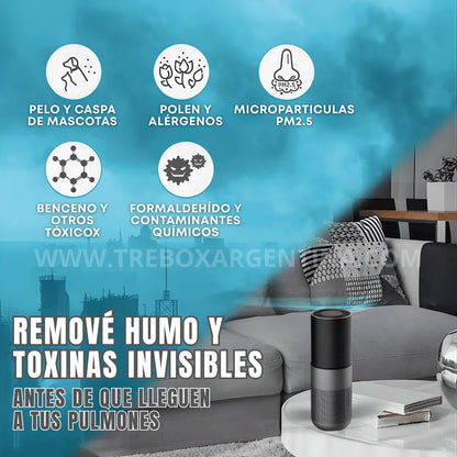 40% NAVIDAD SALE🎁 | SmokeHome™ Purificador Antitoxinas: Protegé los pulmones de los tuyos del humo del cigarrillo, vapeo y olores invisibles.