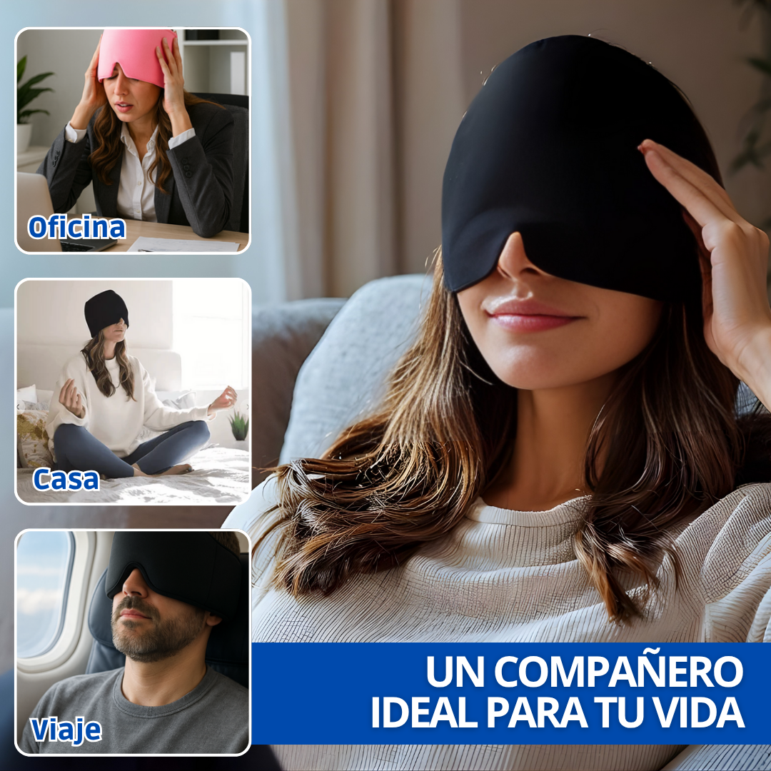 OFERTA 2X1 🎁 | Calmify Gorro de termoterapia medicinal: Alivio Instantáneo para migrañas, estrés e insonmio sin medicación