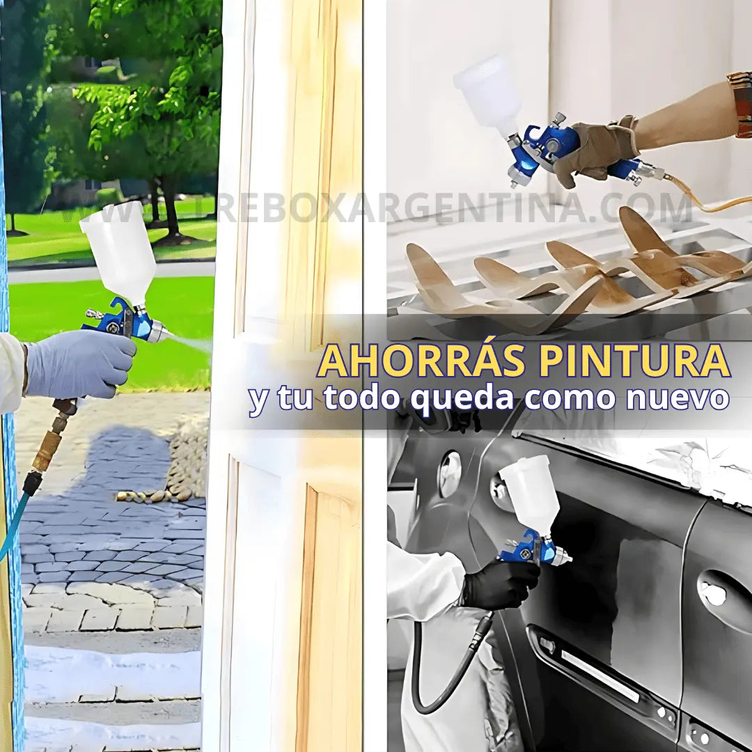 50% OFF HASTA HOY🎁 | Pistola de Pintura AeroPaint Pro:  El experto en pintura ahora sos vos