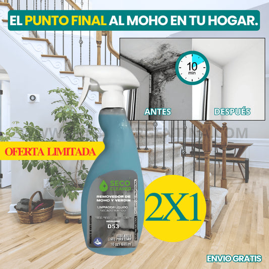 2X1🎁 | Spray Removedor Moho SECO CLEANER - La Solución Definitiva a Las Manchas y Hongos de tu Casa