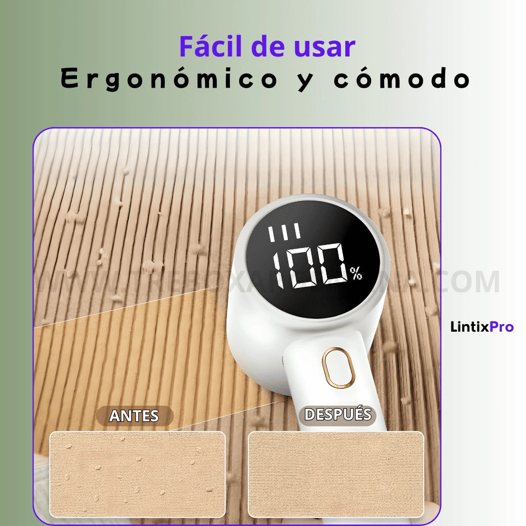 OFERTA 40% OFF🎁 | Lintix Pro Quita Pelusas Recargable: Tu ropa libre de pelusas