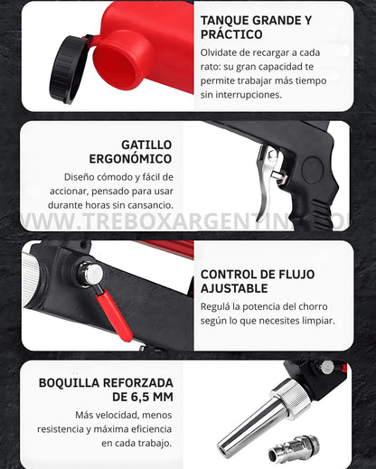 OFERTA FLASH⚡️ 30% OFF | BlastPro: Pistola a chorro de areña: ¡Dile adiós al óxido y a la suciedad al instante!