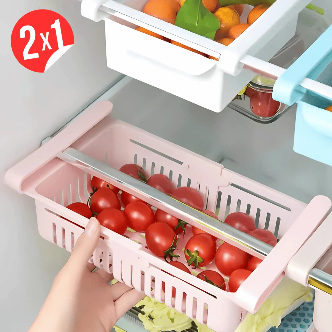 Organizadores de Heladera Expandibles MaxSpace™ - 2X1 ¡Compra 1 y Lleva 1 GRATIS!