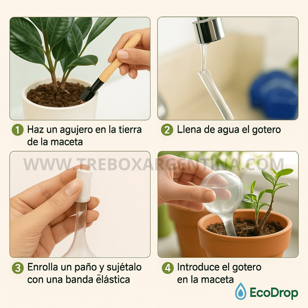 COMBO 4x2🎁 - EcoDrop: Gota de Riego Inteligente | Tus plantas siempre hidratadas