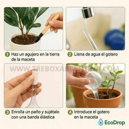 COMBO 4x2🎁 - EcoDrop: Gota de Riego Inteligente | Tus plantas siempre hidratadas