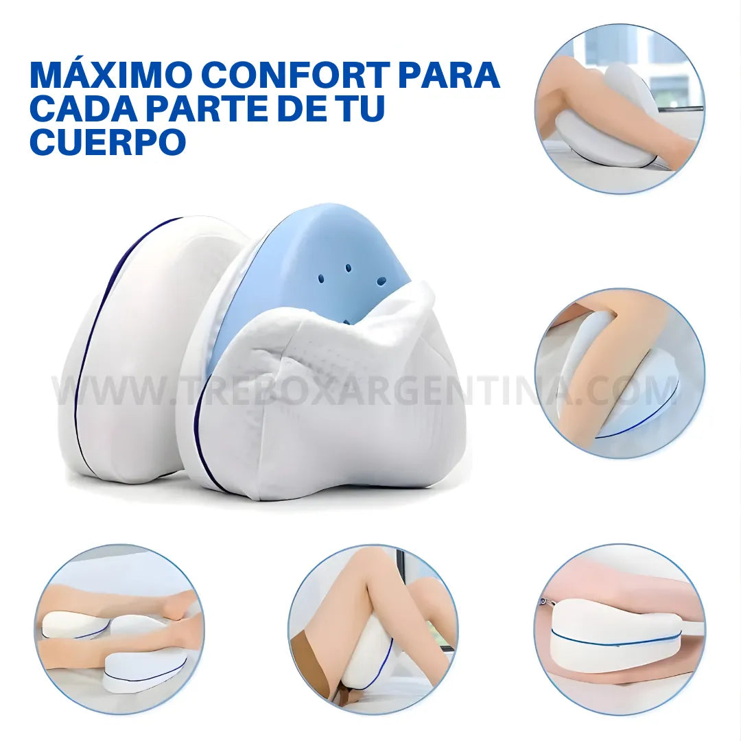 OFERTA 50% OFF 🚨 BodyRest Almohada Ortopédica : Alivia tu espalda, cadera y rodillas mientras descansas