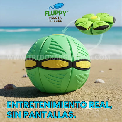 OFERTA 2x1 | Fluppy™ Pelota Frisbee Mágica: Un solo juguete, infinitas maneras de divertirse