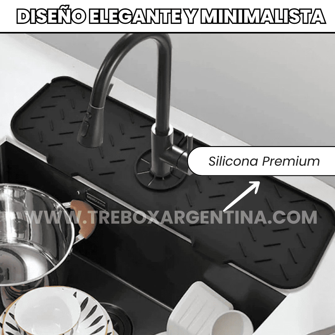 AquaDry™ | Alfombrilla de Silicona Absorbente -  Lavaplatos limpio y sin moho las 24 horas!
