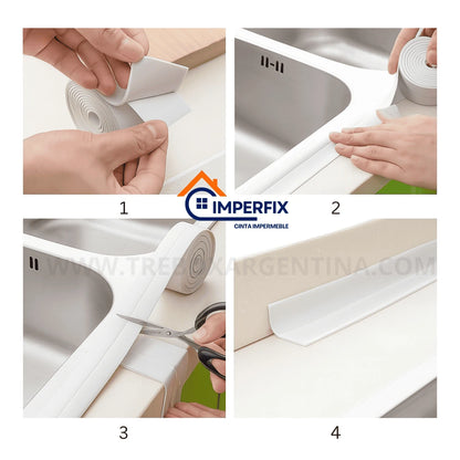 PROTECCIÓN TOTAL 4X1🎁 | Cinta Impermeable ImperFix: Sellado inmediato contra humedad, moho y filtraciones