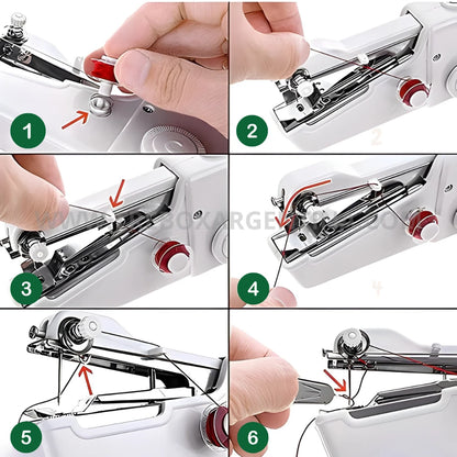 HOY 40% OFF🎁 | StitchOn™ Mini Máquina de Coser: Siempre lista para salvarte en emergencias y arreglos diarios