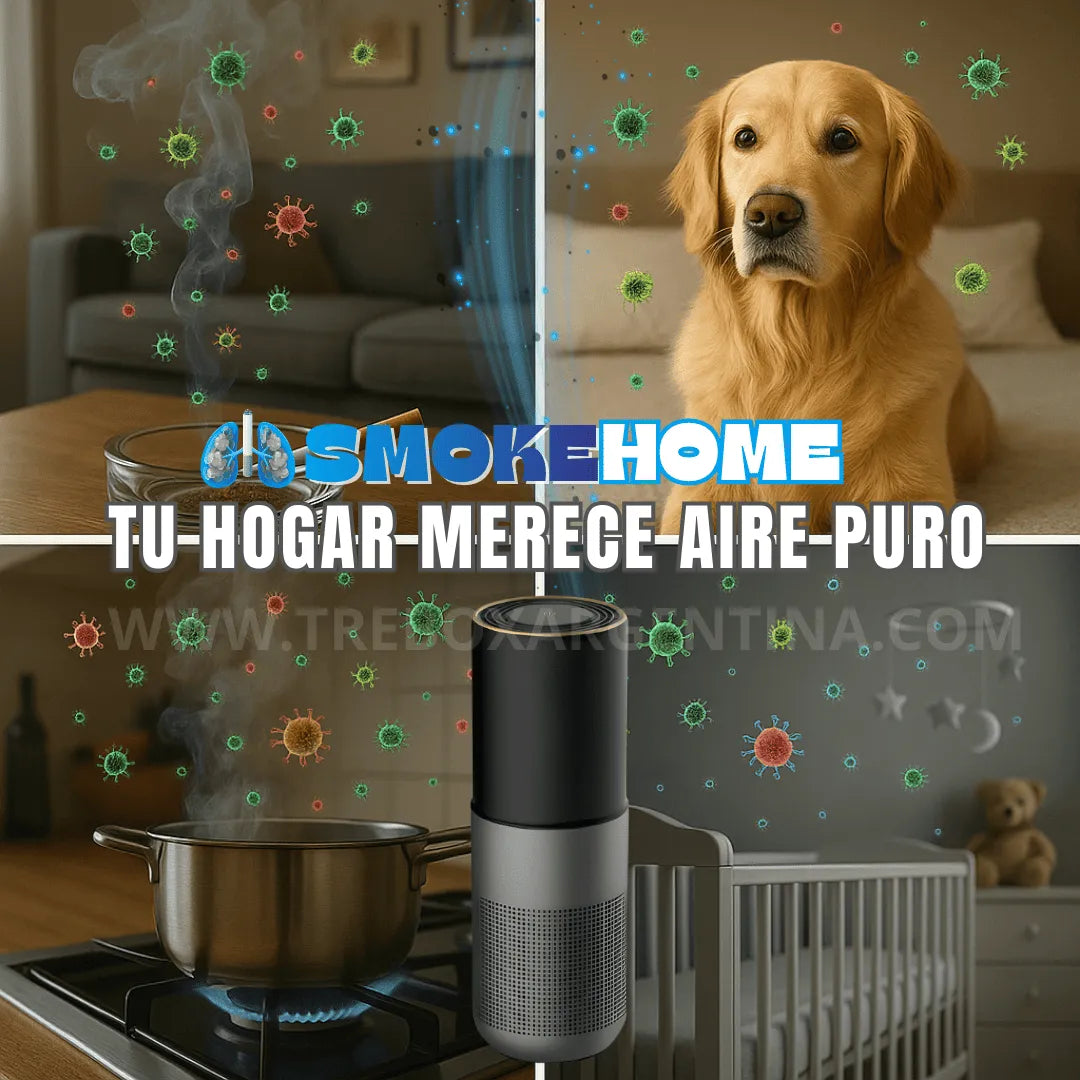 40% NAVIDAD SALE🎁 | SmokeHome™ Purificador Antitoxinas: Protegé los pulmones de los tuyos del humo del cigarrillo, vapeo y olores invisibles.
