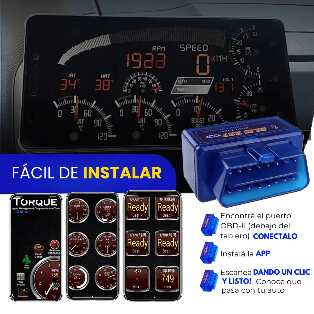 AutoScan | Mini Scaner de Diagnóstico instantáneo para tu auto
