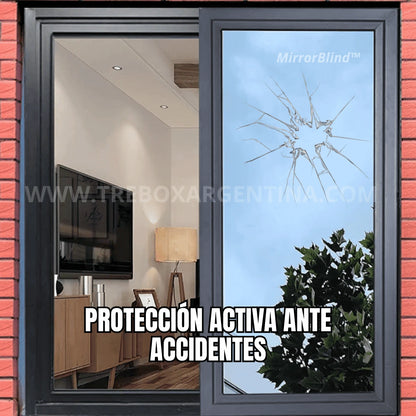 2X1 - Papel Film Espejado MirrorBlind™: Tu casa fresca y privada