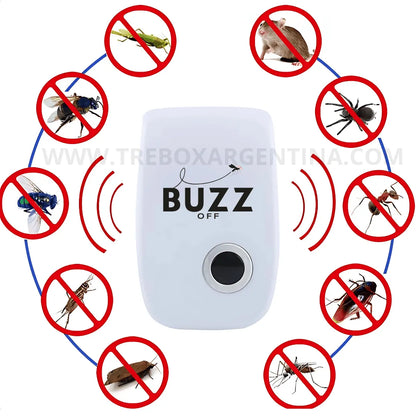 4X2🎁 | BuzzOff ® Repelente eléctrico para el hogar: Adiós insectos  y roedores para siempre🦟 (Sin químicos)